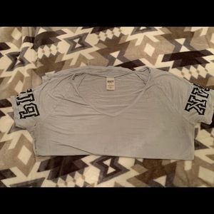 Victors secret size small light blue shirt